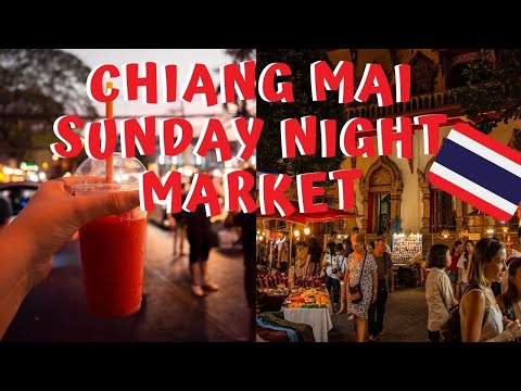 The Sunday Chiang Mai Night Market... Foodie Heaven!!!