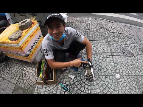 Limpieza callejera de zapatos en Vietnam 👟🇻🇳 *Me estafaron*