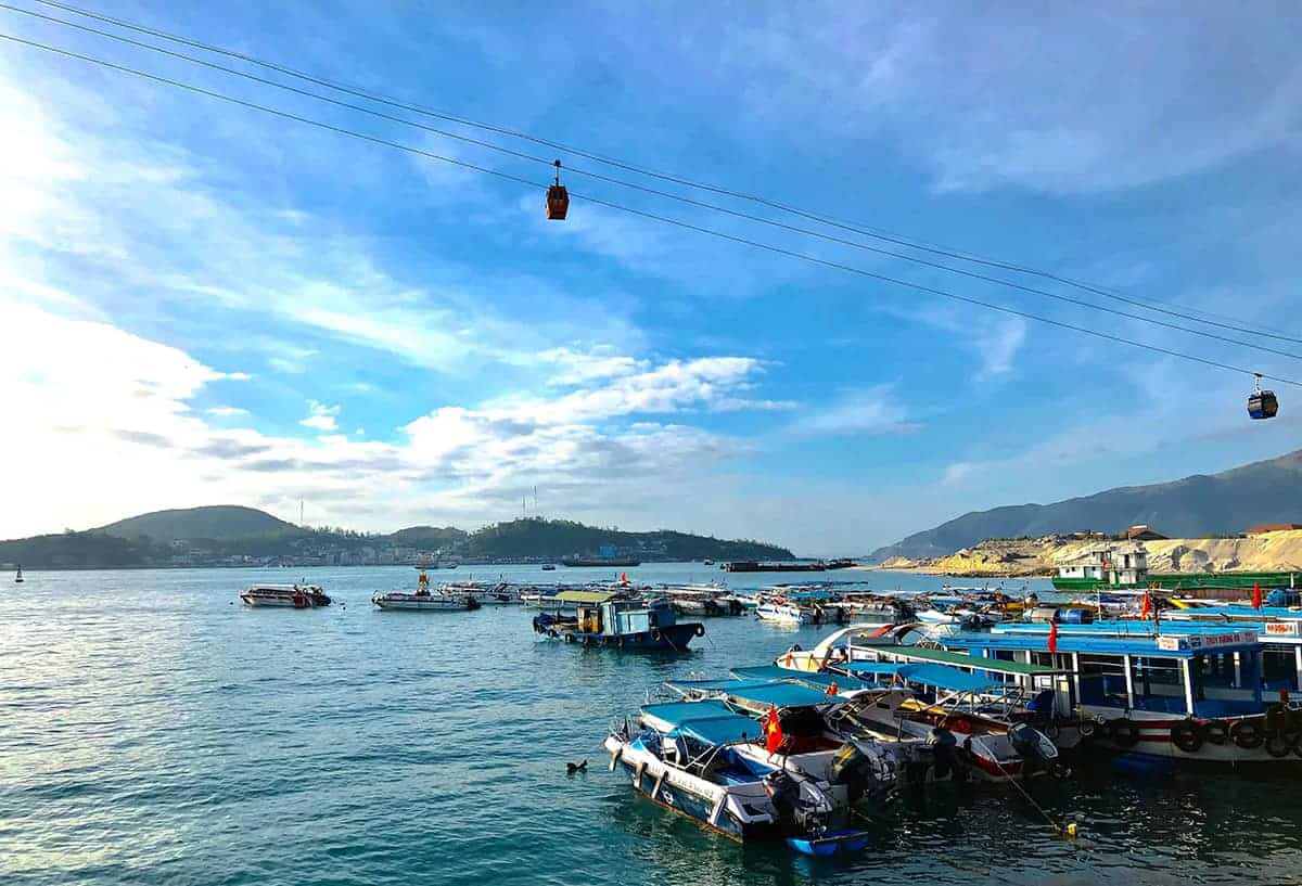 3 Day Nha Trang Itinerary & BEST Travel Tips 39 the cable car over the harbor in nha trang