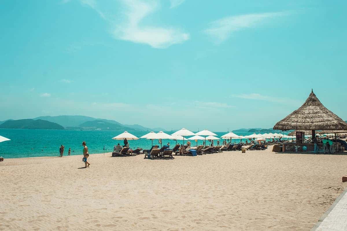3 Day Nha Trang Itinerary & BEST Travel Tips 28 hanging out on the main beach on my 3 days in nha trang itinerary