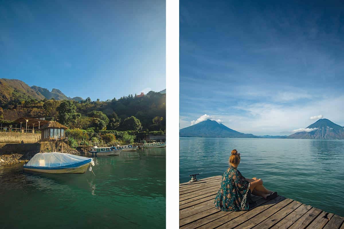 3 Weeks In Guatemala Itinerary: BEST Route For First Timers 38 the beautiful sights from my hostel in lake atitlan, a highlight on my guatemala itinerary