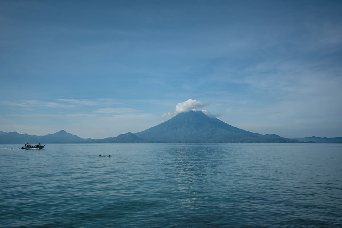 3 Weeks In Guatemala Itinerary: BEST Route For First Timers 39 the impressive volcano views in lake atitlan