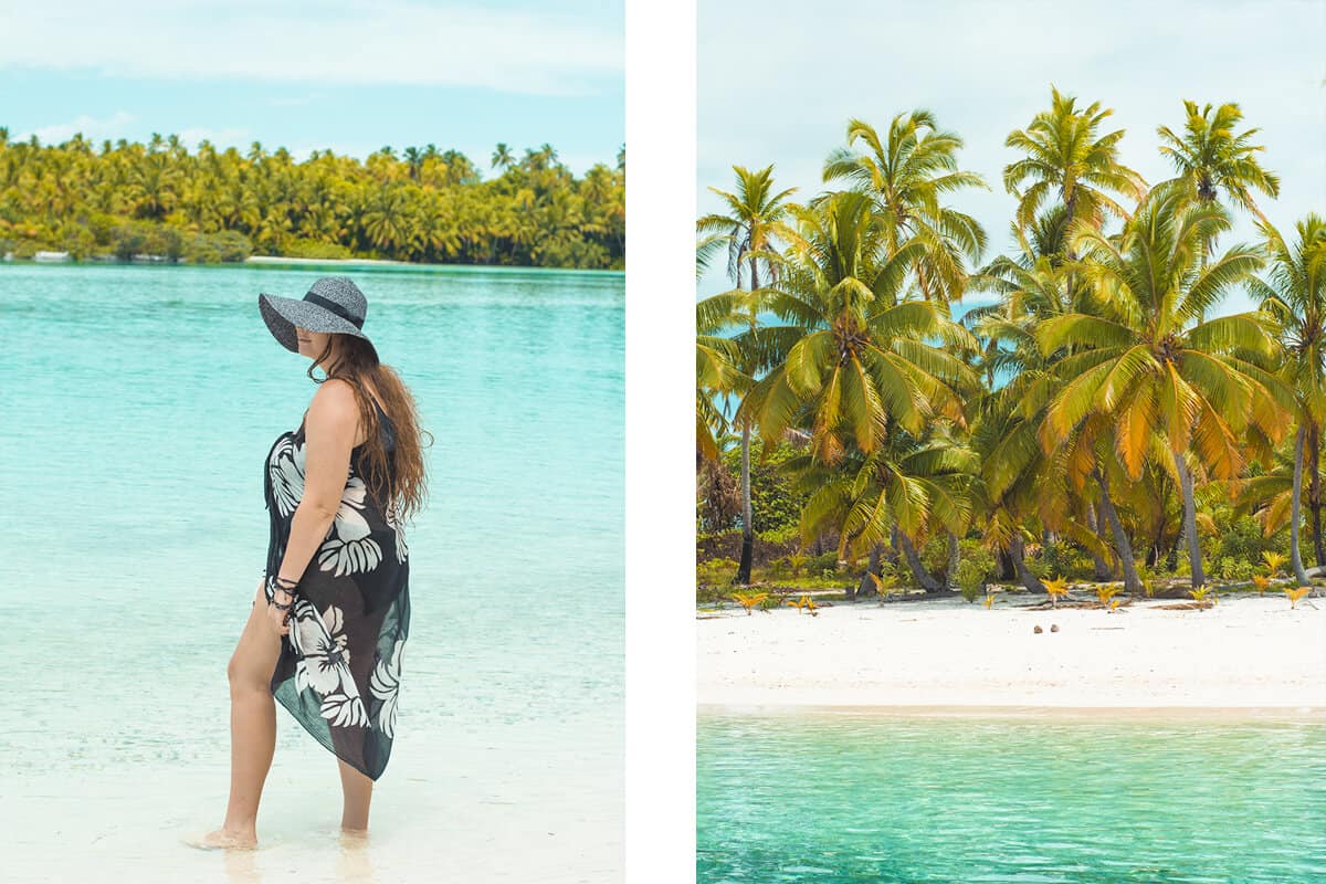 Aitutaki Day Tour From Rarotonga: Air Rarotonga Review 23 palm trees on one foot island