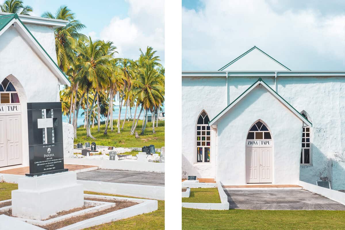 Aitutaki Day Tour From Rarotonga: Air Rarotonga Review 11 church buildings in aitutaki