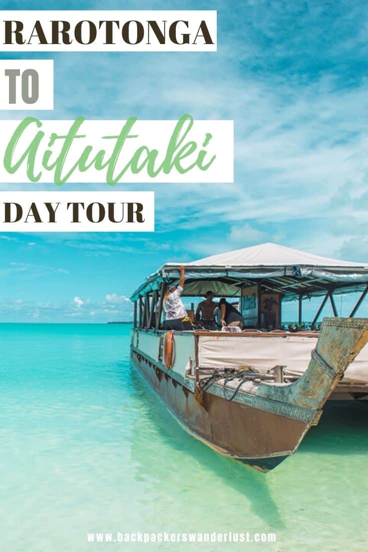Aitutaki Day Tour From Rarotonga: Air Rarotonga Review 31 Find out all you need to know about going on the Aitutaki Day Tour with Air Rarotonga. I will be giving you all the information you need to know such as how to book, costs and what to expect.