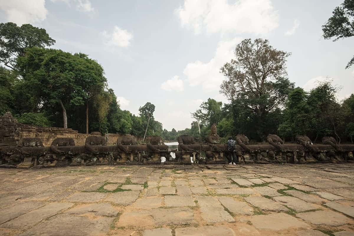 Angkor Wat Grand Circuit: All YOU Need To Know (2025) 9 the statues representing the churning of the ocean of milk at preah khan