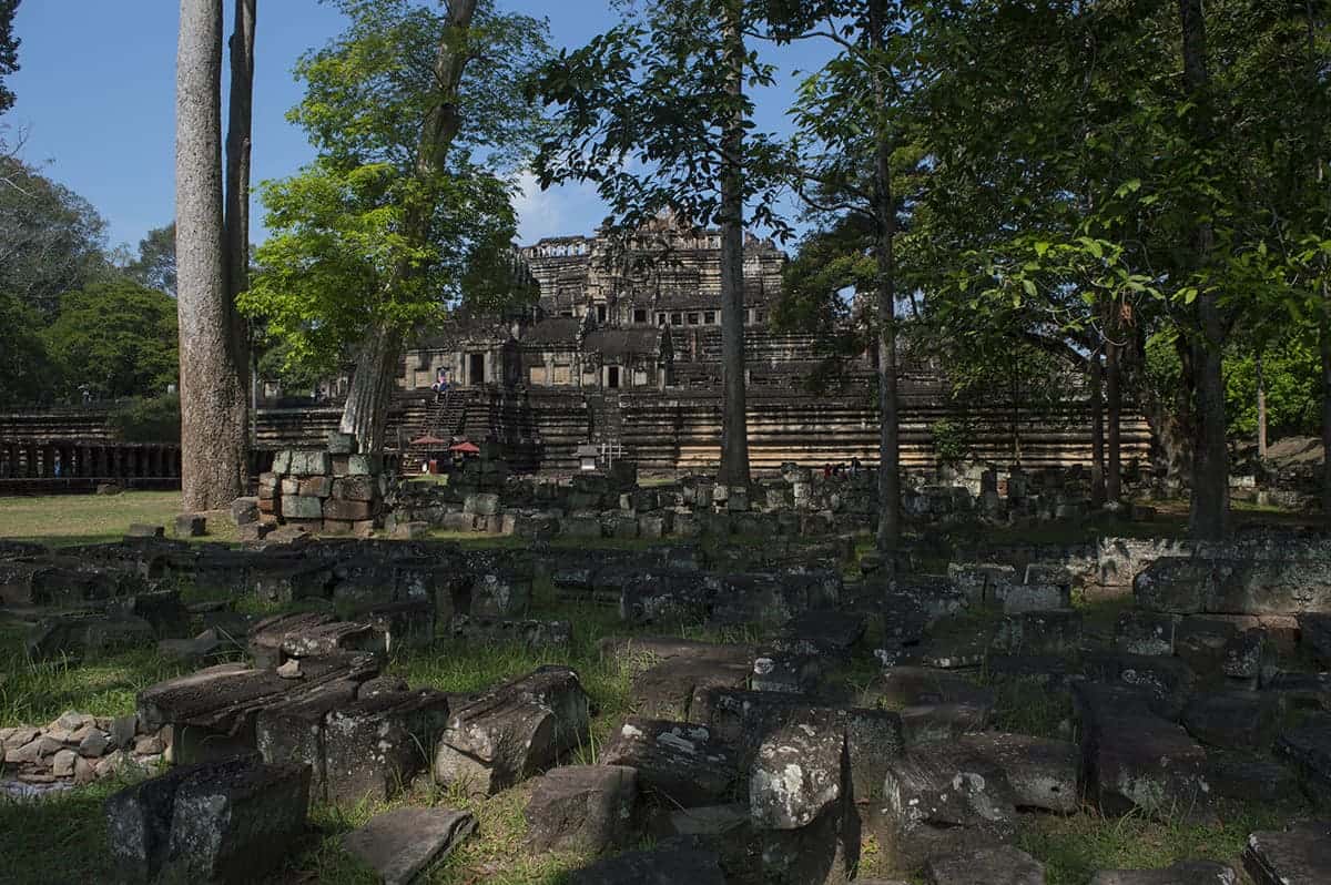 Angkor Wat Small Circuit: A Must Do In Siem Reap 30 enjoying the shade underneath the trees at baphuon