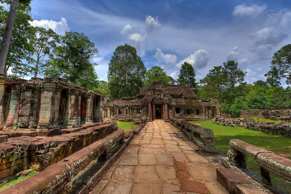 Angkor Wat Small Circuit: A Must Do In Siem Reap 36 following the walkway at banteay kdei on the angkor wat small circuit