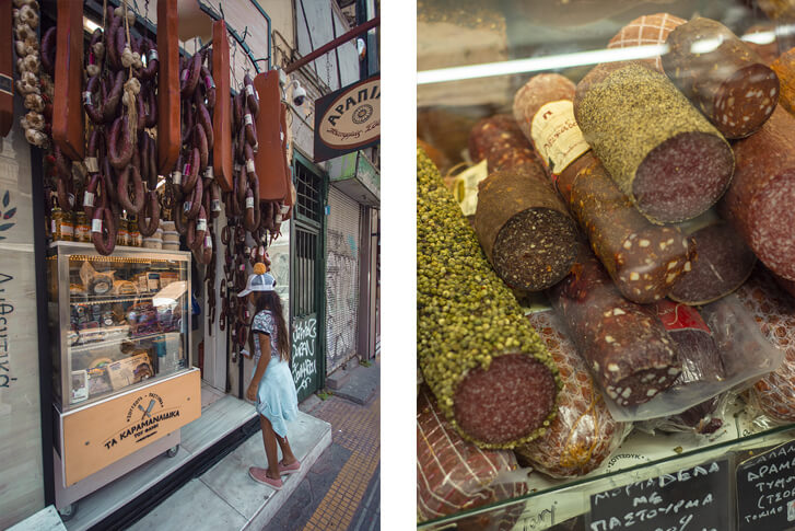 Discovering The Athens Food Scene With Athens Walking Tours 21 meat store in athens on food tour