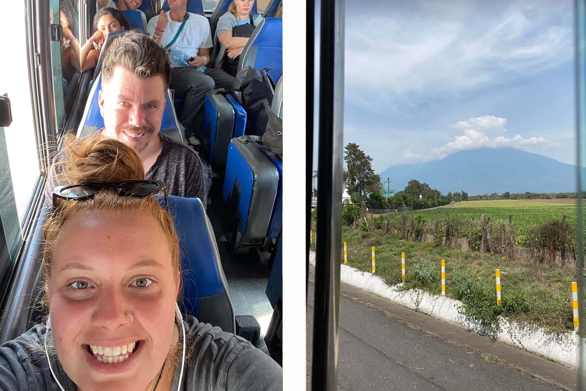 Backpacking Antigua In Guatemala On A Budget: Top Tips For Travelers 36 taking a tourist shuttle while backpacking antigua in guatemala