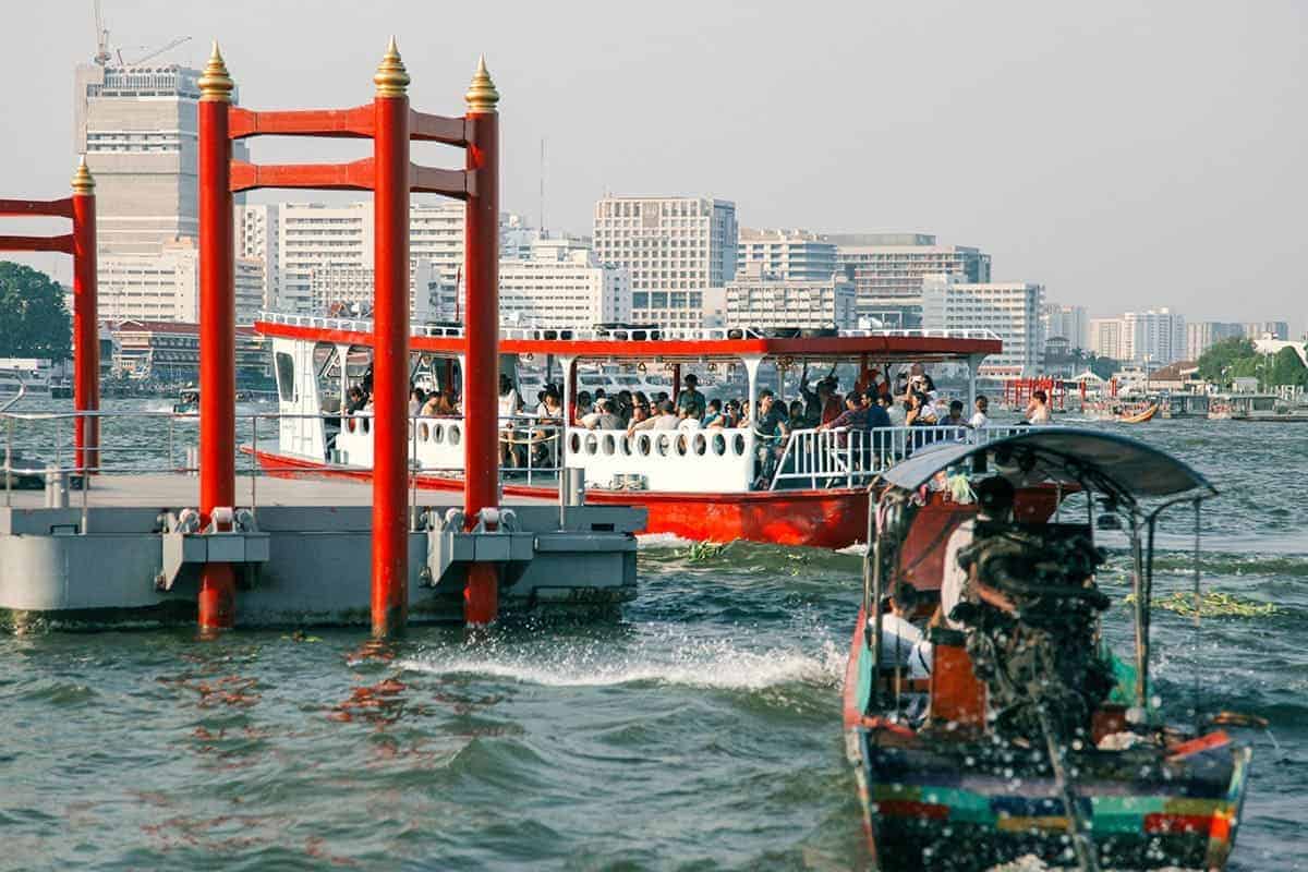 Backpacking Bangkok: All You Need To Know 16 taking a water taxi in bangkok