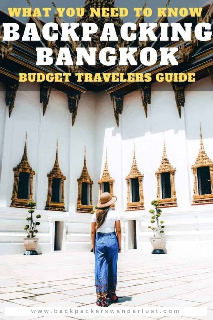 Backpacking Bangkok: All You Need To Know 20 Learn all you need to know about backpacking Bangkok in Thailand. I will be giving you all the information you need to know such as costs, getting around, accommodation, what to do and so much more in this capital city! #bangkok #thailand #travel