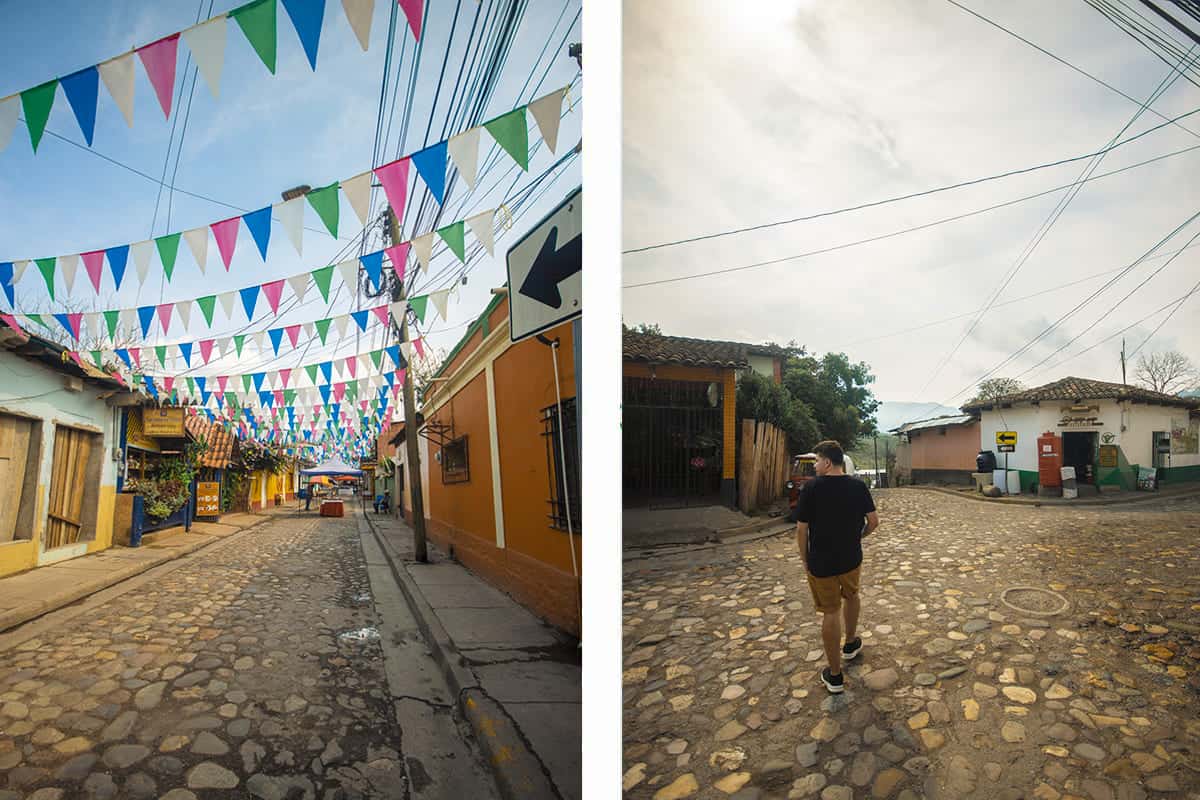 Backpacking Copan Ruinas & Hostels In Copan Ruinas For Travelers 10 walking the cobblestone streets of copan ruinas