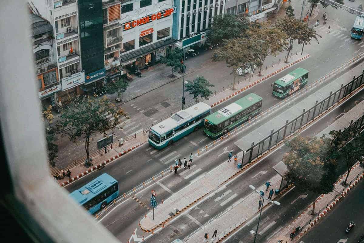 Backpacking Ho Chi Minh City (Saigon): My Top Travel Tips 11 taking a bus while backpacking saigon