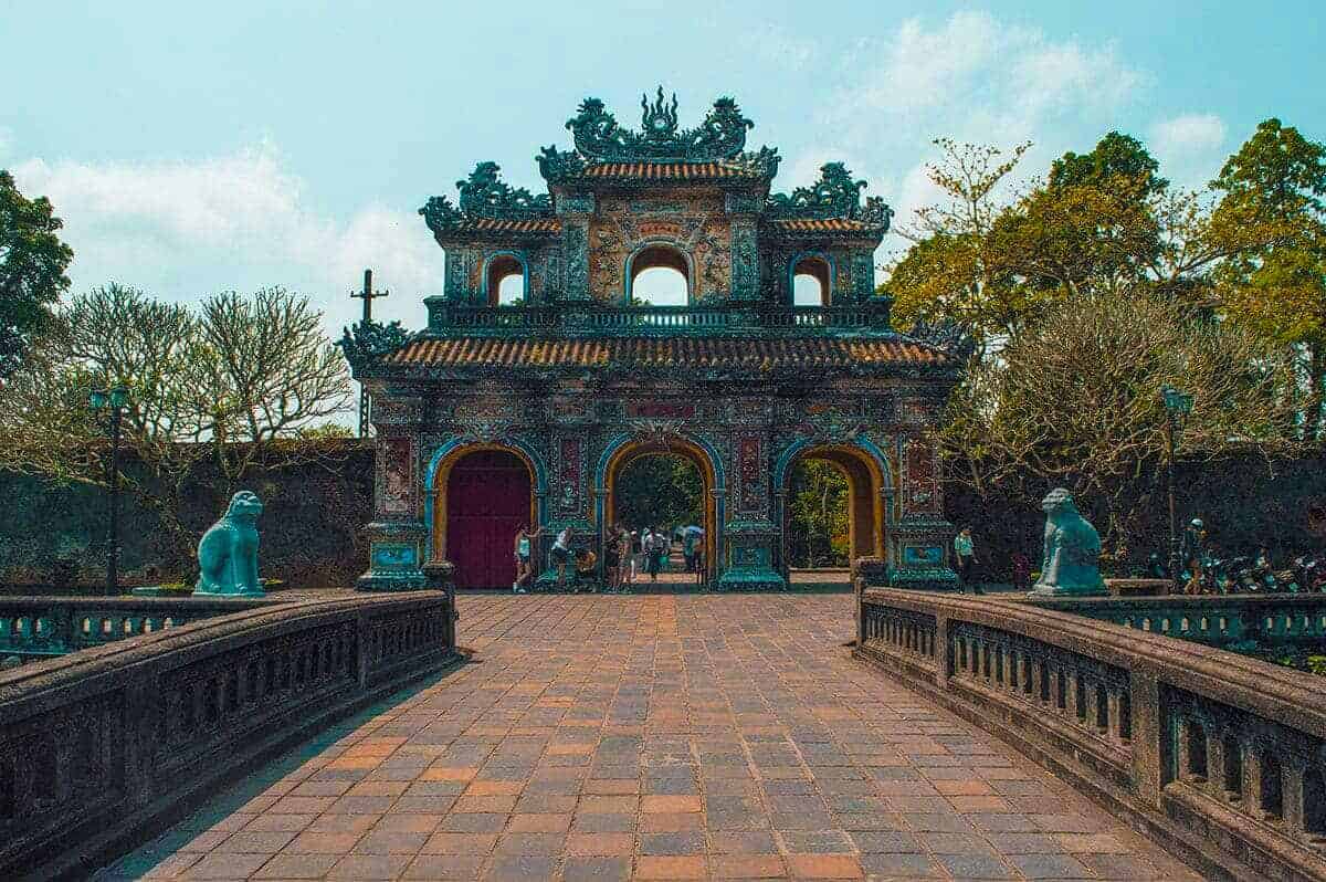 2 Days In Hue: My Backpacking Hue Itinerary & Tips 7 exit at the imperial city while backpacking hue