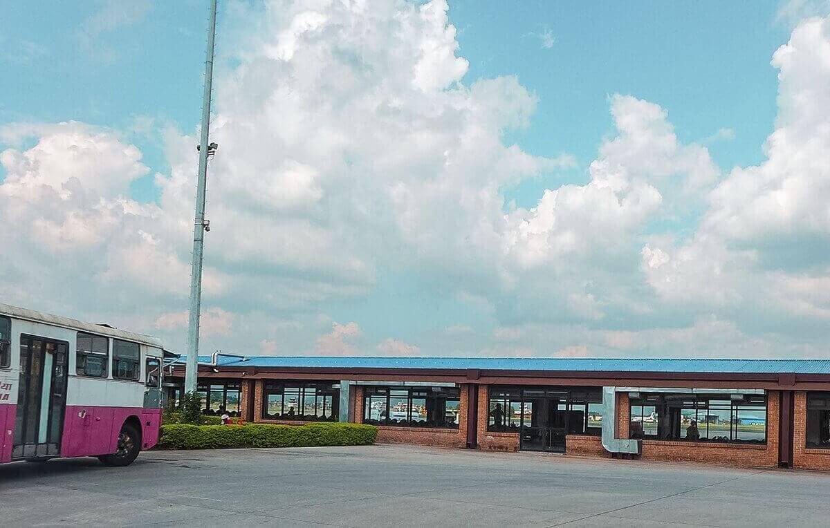 Backpacking Kathmandu: Everything Travelers Need To Know 5 tribhuvan international airport in kathmandu with bus