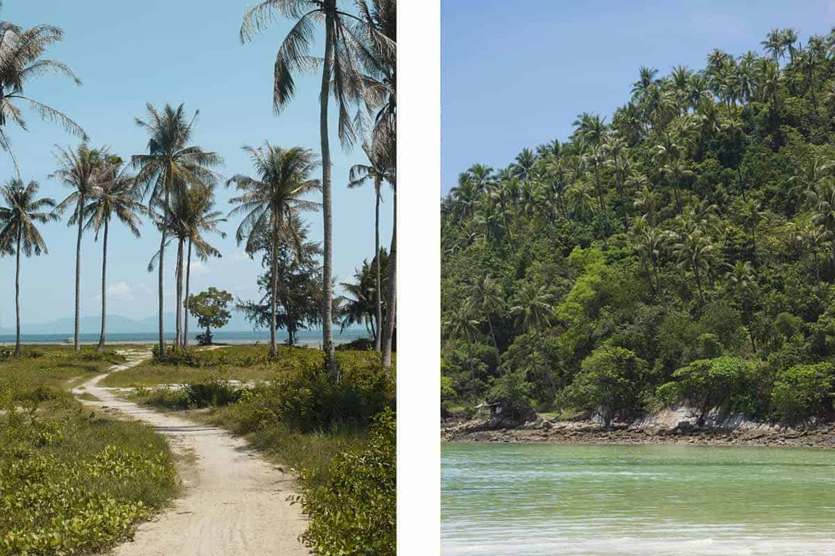 Backpacking Koh Phangan: Parties, Beers & Beaches 5 pathway to the beach in baan tai koh phangan