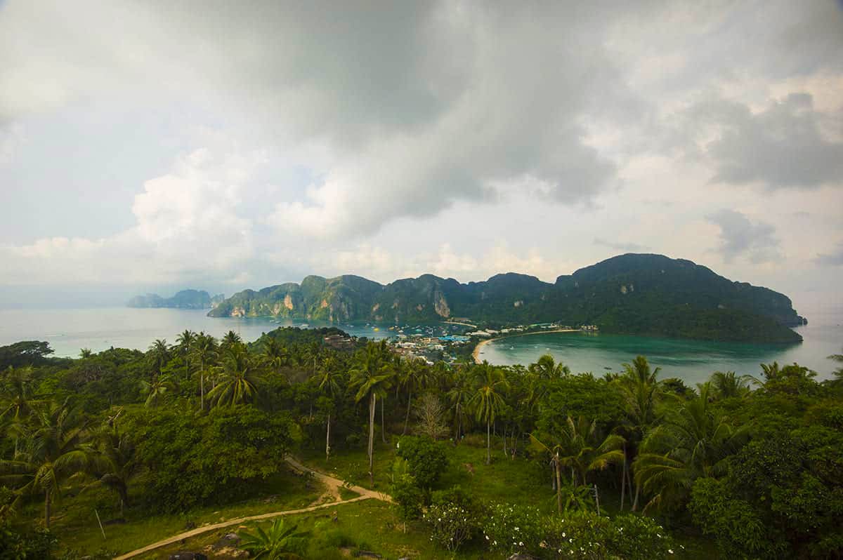 Backpacking Koh Phi Phi Travel Guide And The Best Things To Do 5 the look out point with a view over koh phi phi