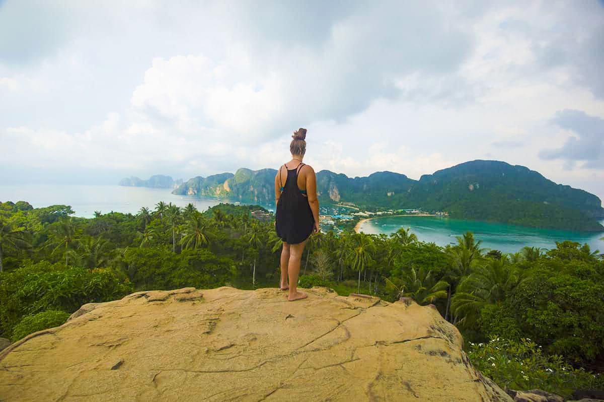 Backpacking Koh Phi Phi Travel Guide And The Best Things To Do 11 viewpoint at koh phi phi in thailand