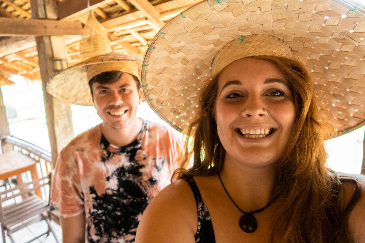 Backpacking Luang Prabang Guide: All You Need To Know 20 selfie james and tasha while backpacking luang prabang