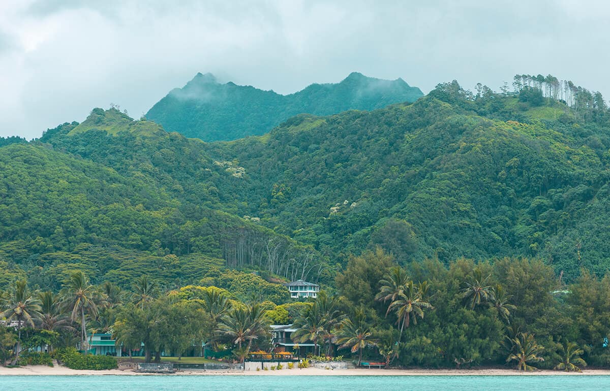 Backpacking Rarotonga On A Budget: Top Travel Tips 22 the interior of rarotonga underneath cloud