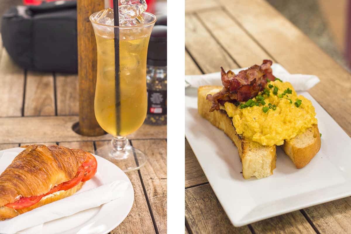 Backpacking Rarotonga On A Budget: Top Travel Tips 15 grabbing breakfast from delicious cafe in rarotonga