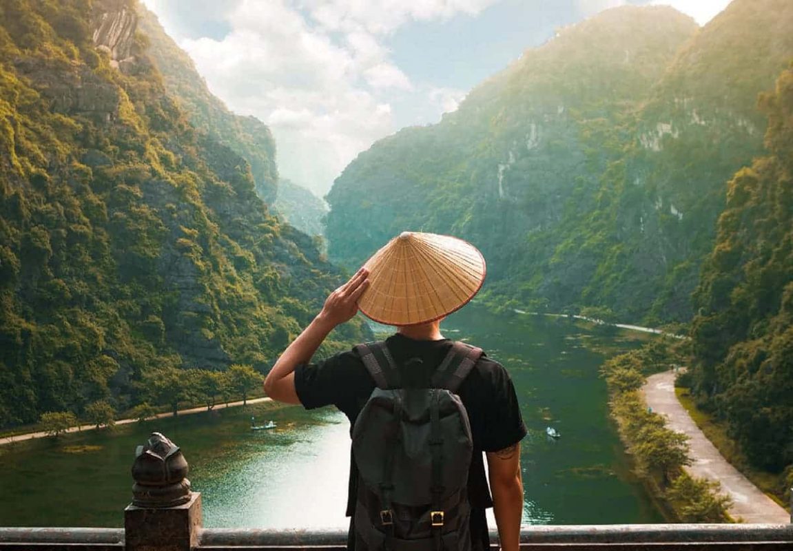 Backpacking Vietnam: Travel Guide & Tips For First Time Visitors 2025 7 view over ninh binh while backpacking vietnam