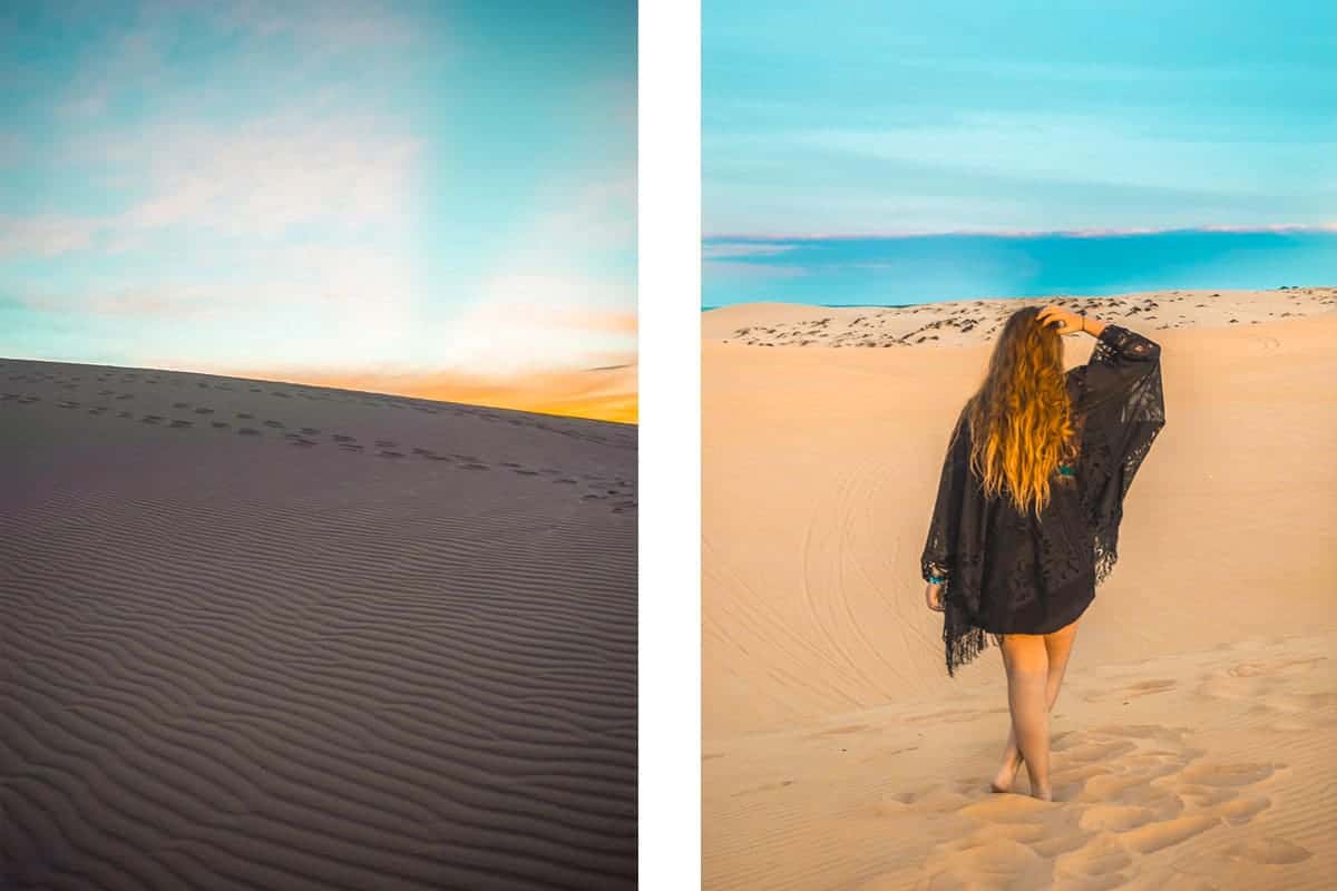 Backpacking Vietnam: Travel Guide & Tips For First Time Visitors 2025 22 watchig the sunrise over the white sand dunes in mui ne