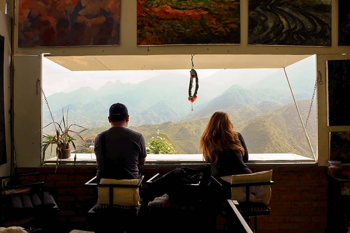 Backpacking Vietnam: Travel Guide & Tips For First Time Visitors 2025 8 view over the mountainsides in sapa