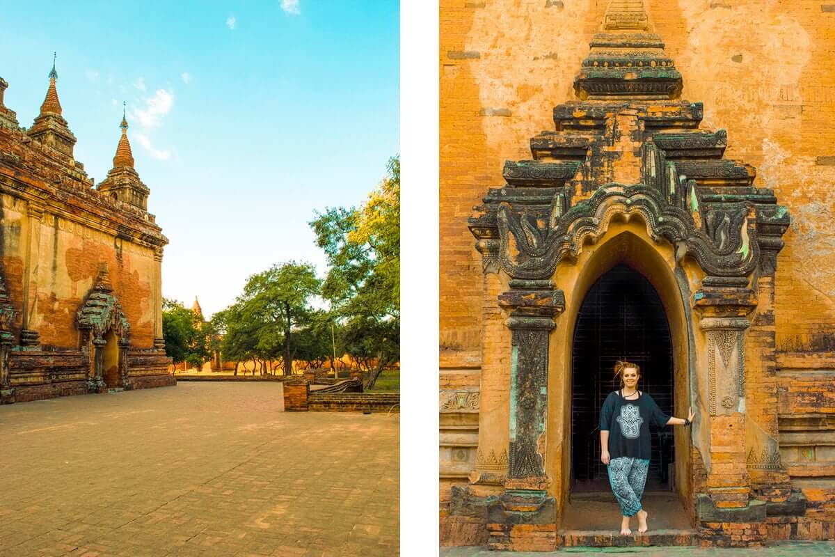 How Much Does It Cost To Travel In Myanmar? 14 orange doorways around bagan