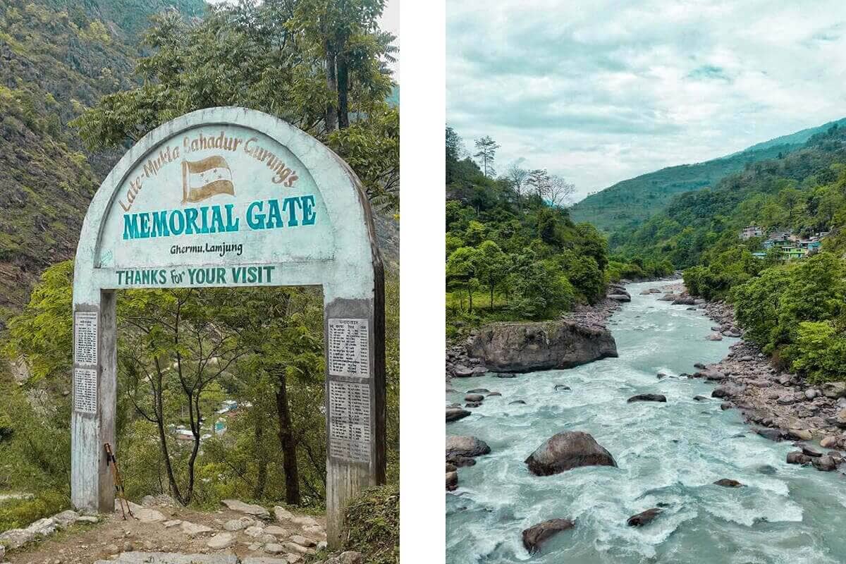 Day 2: Bahundanda To Tal On The Annapurna Circuit 5 scenery on the annapurna circuit