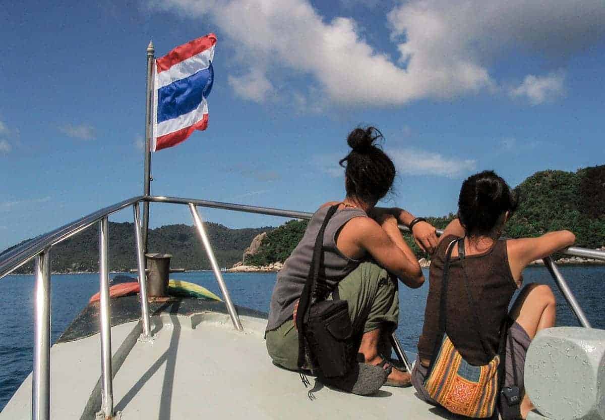 Backpacking Koh Tao Itinerary: What To Do & Travel Tips 13 catching a ferry boat bangkok to koh tao