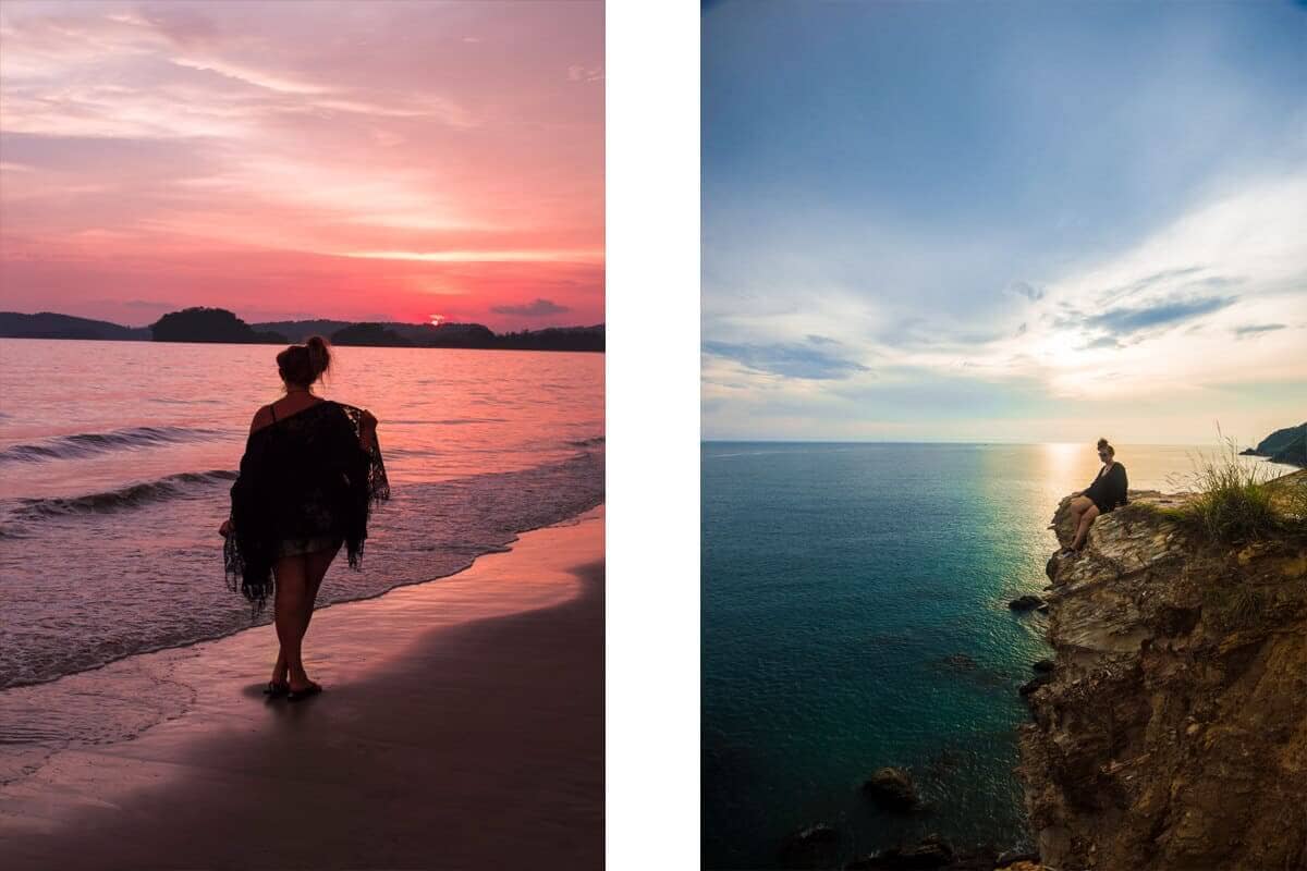 First Time In Southeast Asia? Group Tour VS Solo Travel 1 sunsets in thailand on beaches as a solo traveler