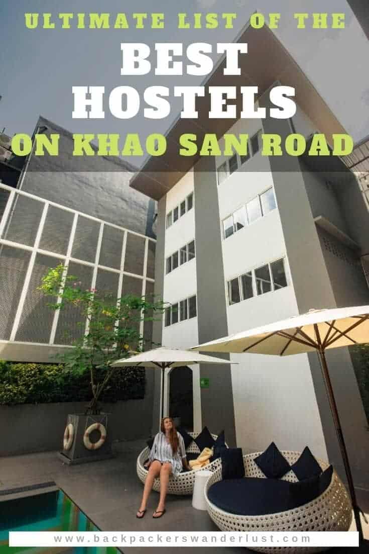 17 BEST Hostels On Khao San Road For Travelers! (2025) 29 The best hostels on Khao San Road. Find exactly where you should stay on Khao San Road no matter what type of traveler you are. Make new friends and memories in the greatest party place in Bangkok.