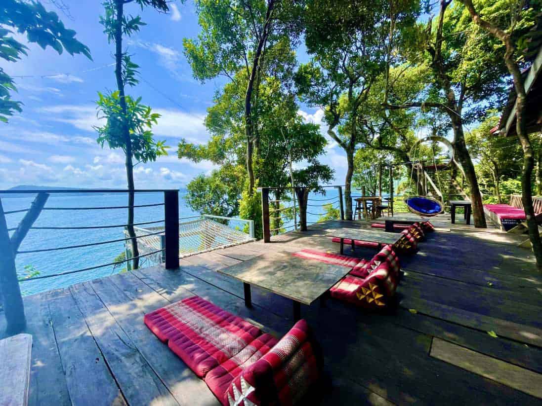 Best Hostels On Koh Rong Samloem & Koh Rong: Top Dorms In Paradise (2025) 21 incredible views at cliff hostel on koh rong samloem