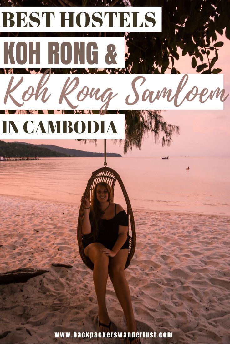 Best Hostels On Koh Rong Samloem & Koh Rong: Top Dorms In Paradise (2025) 27 Want to find the perfect backpacker dorm for your trip to paradise? Well, come check out the best hostels on Koh Rong Samloem and the best hostels on Koh Rong in this guide. I have compared the price, facilities, amenities, and location- so come find out the top backpackers for all types of travelers in this ultimate guide and have the perfect stay!