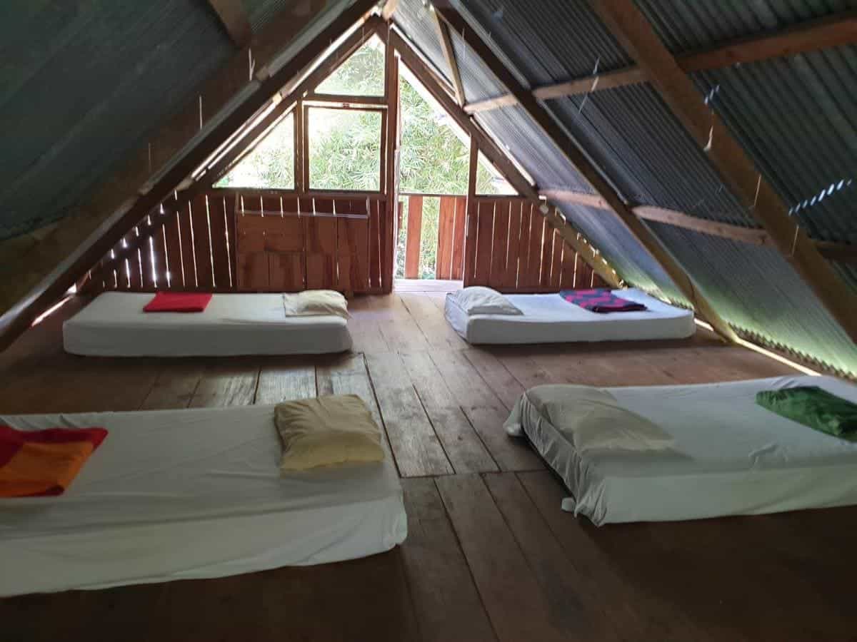 Best Hostels In Semuc Champey: For Solo Travelers, Females, Couples & More 16 the basic hostel dorm room at hostal el nawal, the best cheapest hostel in semuc champey