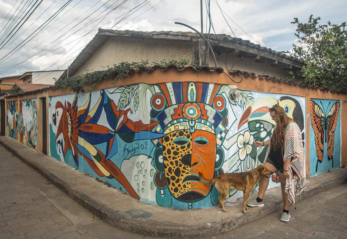 The 24 Best Things To Do In Copan Ruinas: From Ruins, Hot Springs, Food & More 1 checking out the street art one of the best things to do in copan ruinas