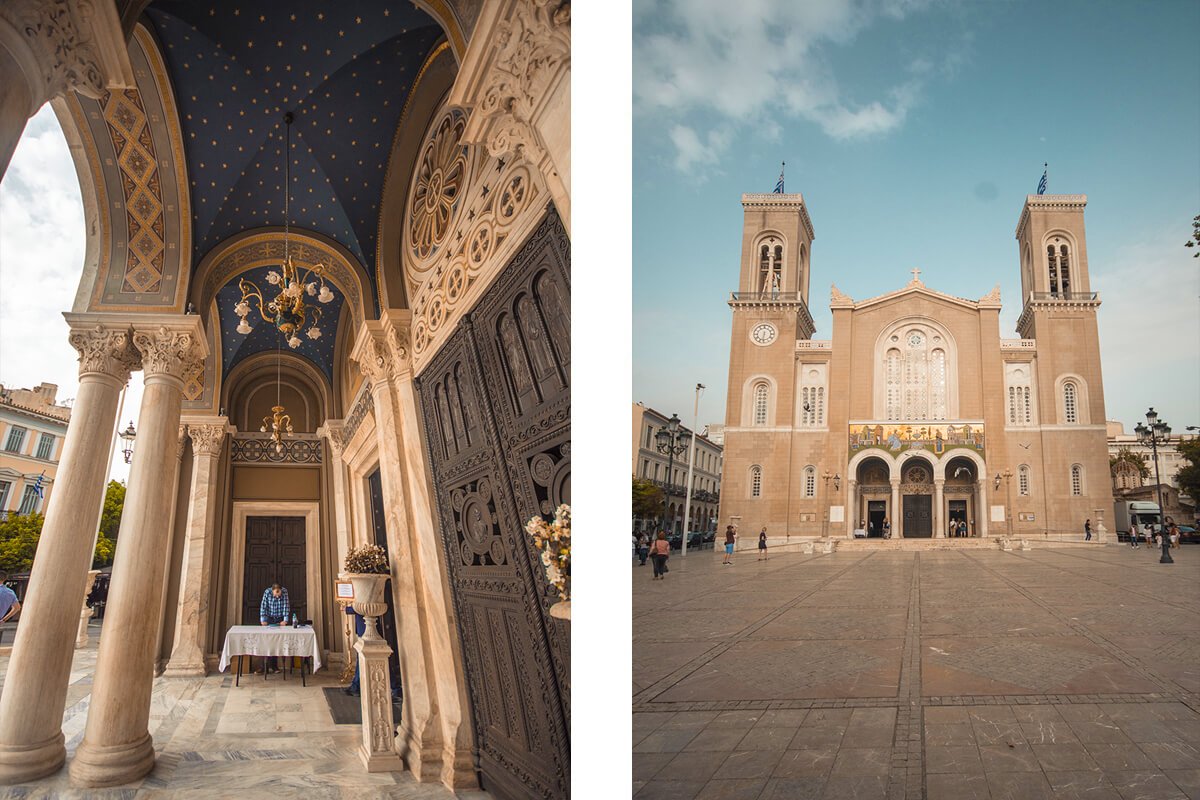 church in athens on the best athens bike tour