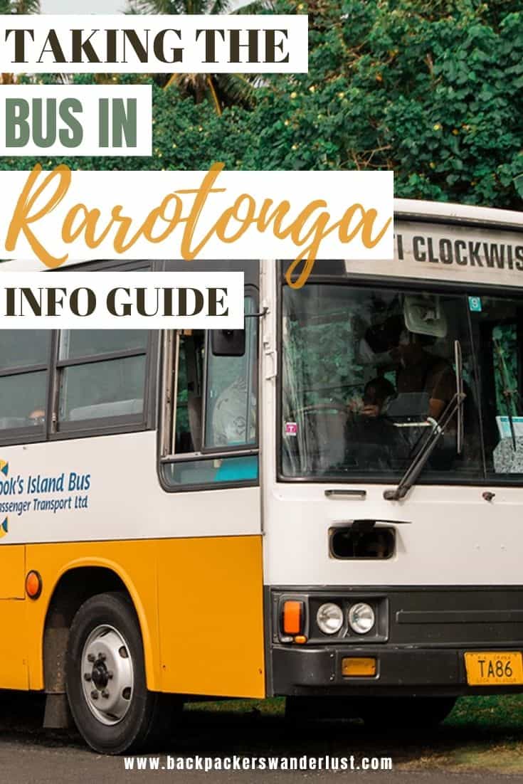 How To Take The Bus: Raro Bus Schedule, Fares & More 11 All you need to know about taking the bus in Rarotonga. I will be giving you all the information you need to know such as whether you should go clockwise or anti-clockwise, the bus schedule, costs, and what to expect!