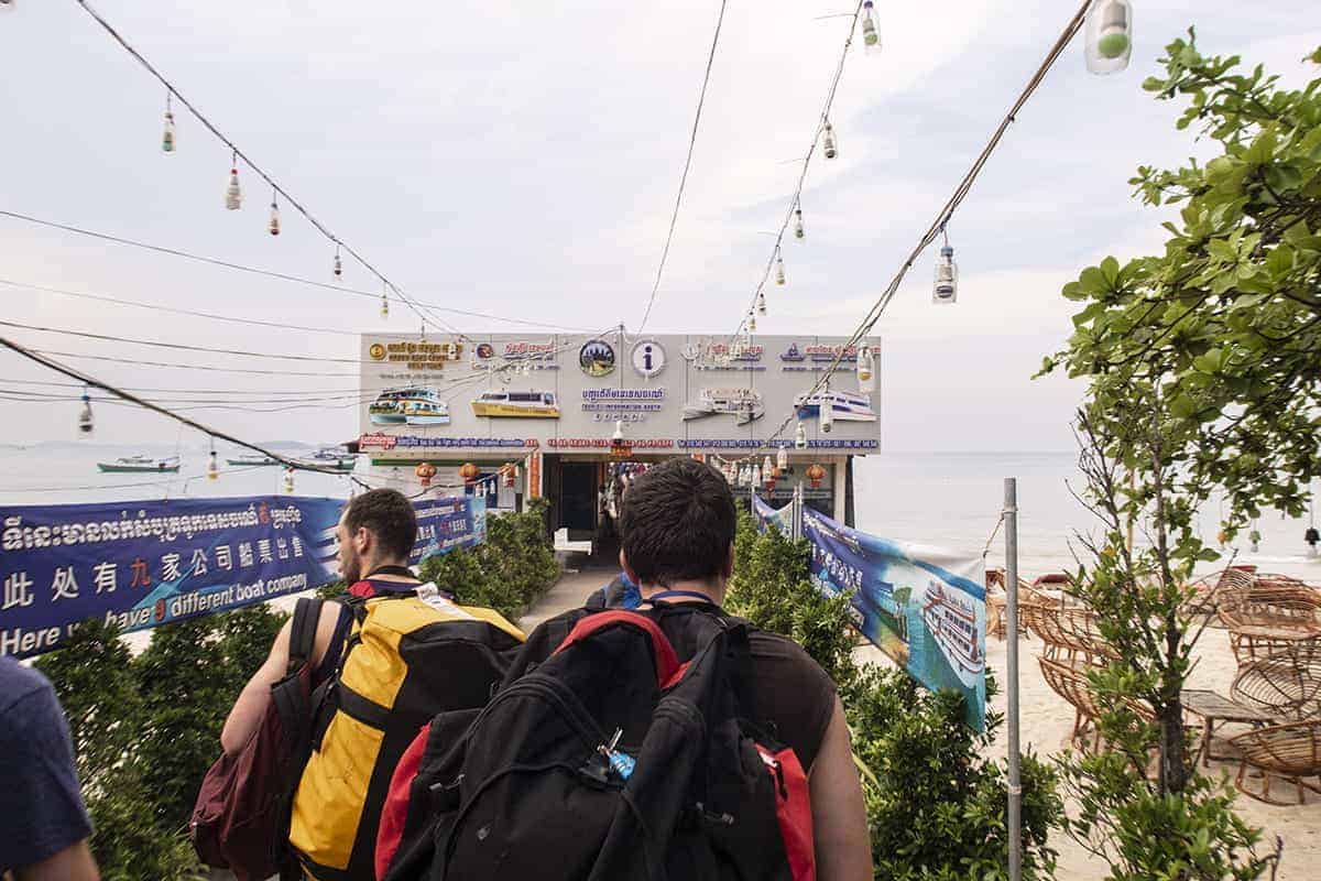 2 Weeks In Cambodia Itinerary: Ultimate Guide 2025 19 boarding the ferry boat from sihanoukville to koh rong