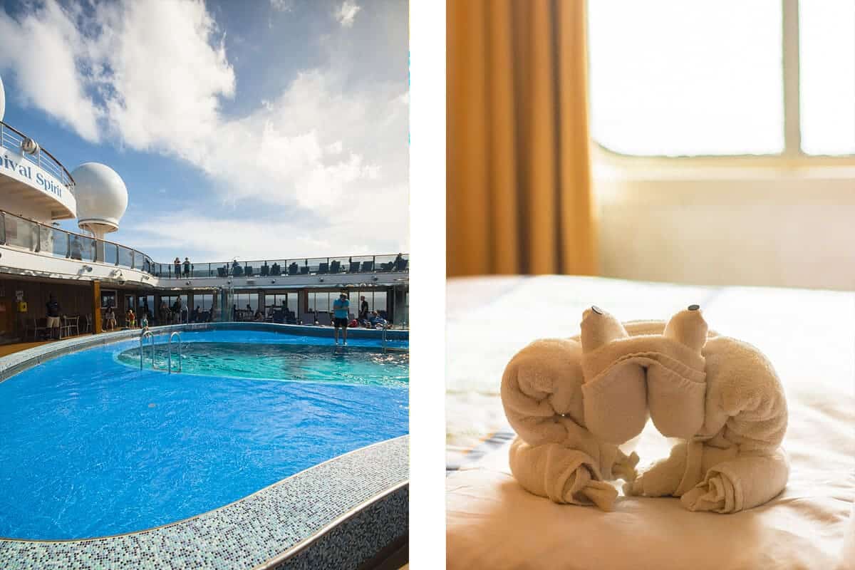 Carnival Spirit Review: My Experience On A Carnival South Pacific Cruise 11 pool on deck 9 of the carnival spirit