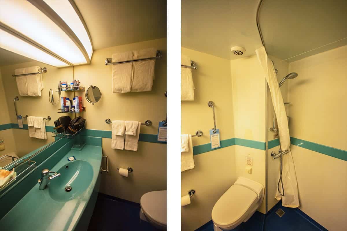 Carnival Spirit Review: My Experience On A Carnival South Pacific Cruise 5 ocean view 1208 bathroom on the carnival spirit