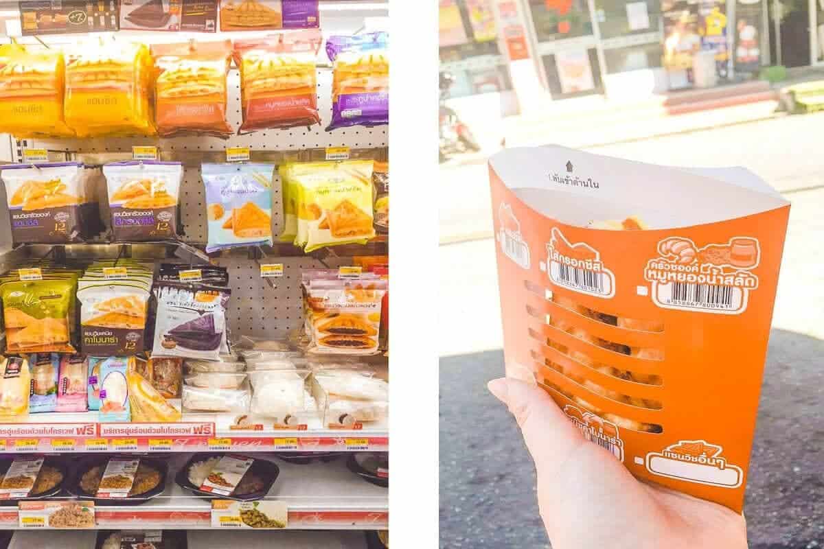 Cost To Travel Thailand: How I Spent $23 Per Day 15 seven eleven toastie in chiang mai