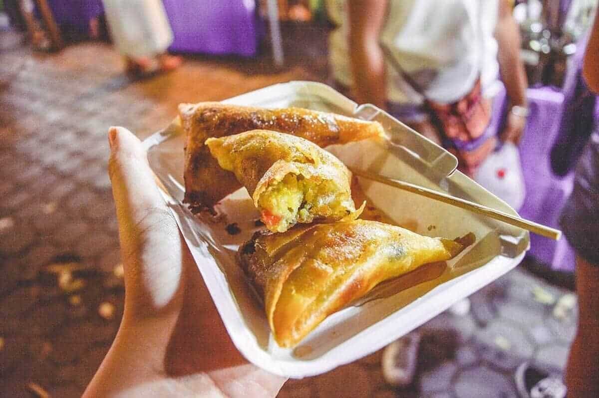 13 Cheap Eats In Chiang Mai You NEED To Try 5 street food samosas cheap eats in chiang mai