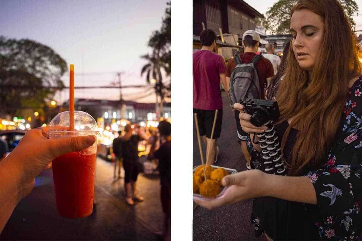 Cost To Travel Thailand: How I Spent $23 Per Day 12 fried cheese balls and smoothie cheap eats in chiang mai