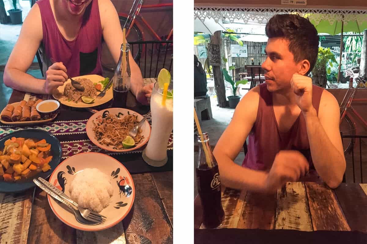 Cost To Travel Thailand: How I Spent $23 Per Day 14 lunch in chiang khong thailand