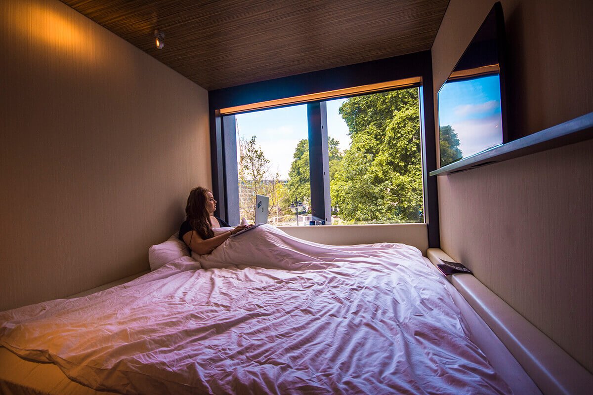 CitizenM Tower Of London Review: A Hotel For Modern Travelers 3 working in room citizenm tower of london review