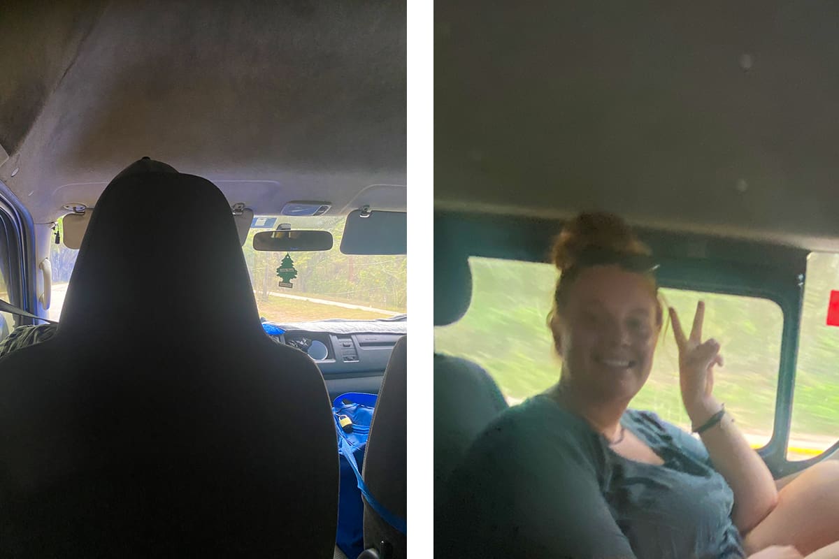 Copan Ruinas To La Ceiba: All Transport Explained 2025 15 my view from in the shuttle // a cheeky photo somewhere into our 8 hour drive from copan ruinas to la ceiba