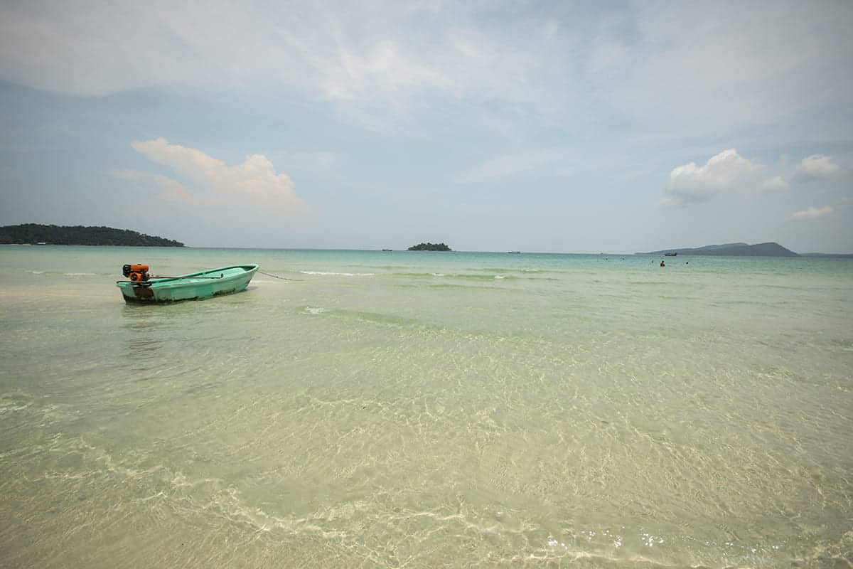 Cost To Travel Cambodia: My $29.00 Per Day Travel Budget 18 the crystal clear beaches of koh rong